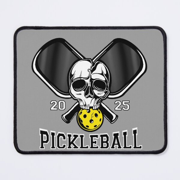 Artikelvorschau, Totenkopf-Pickleball entworfen und verkauft von Jim Pickleball.
