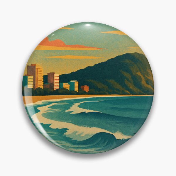 Item preview, Burleigh Heads Morning Waves – Gold Coast Surf View designed and sold by Places On Earth.
