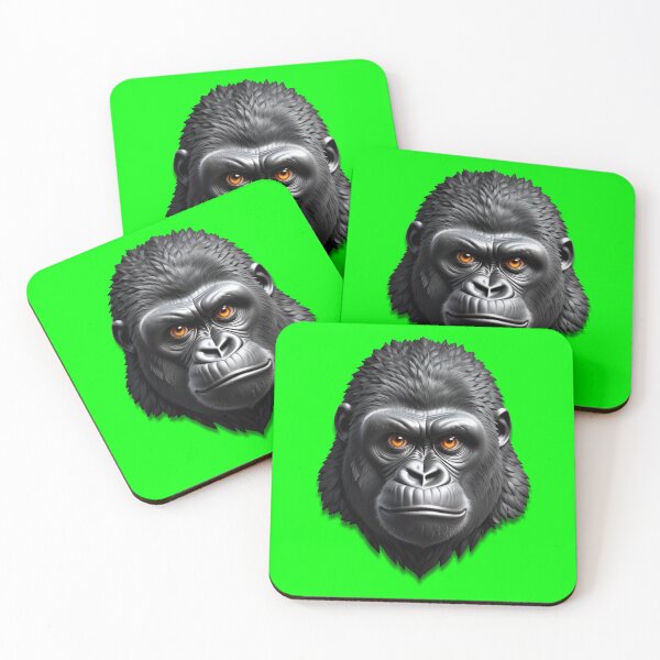 Item preview, GORILLA HEAD (#00FF00) designed and sold by Marlon Oseguera.
