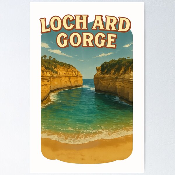 Item preview, Loch Ard Gorge View – Victoria Shipwreck Coast designed and sold by placesonearth.