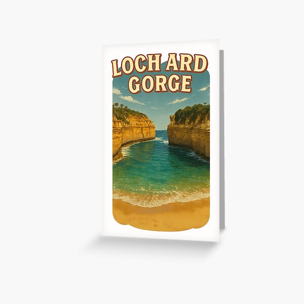 Item preview, Loch Ard Gorge View – Victoria Shipwreck Coast designed and sold by Places On Earth.