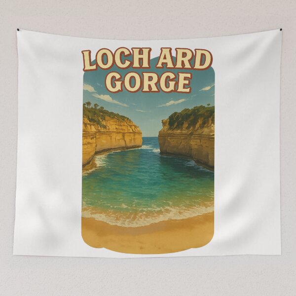 Item preview, Loch Ard Gorge View – Victoria Shipwreck Coast designed and sold by Places On Earth.
