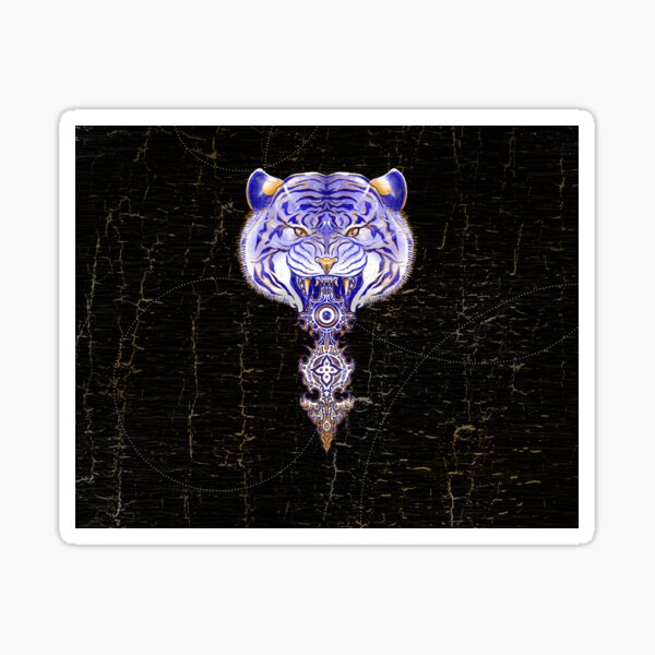 Item preview, Porcelain Tiger Evil Eye  designed and sold by MageCap.