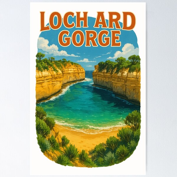 Item preview, Loch Ard Gorge Coastal Escape – Great Ocean Road Icon designed and sold by placesonearth.