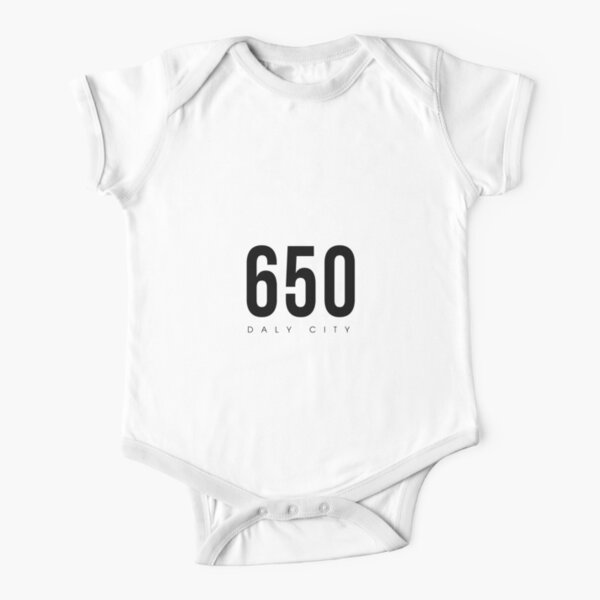 San Mateo Ca 650 Area Code Design Baby One Piece By Cartocreative Redbubble