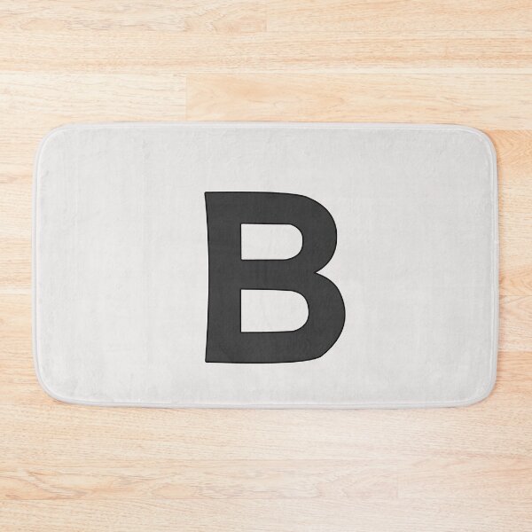 Item preview, letter b black designed and sold by ZiphGames.