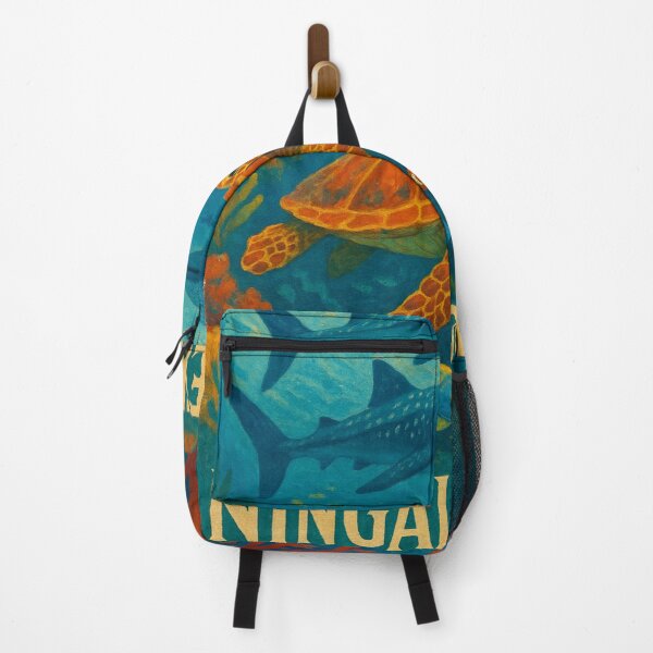 Item preview, Ningaloo Reef Sea Turtle and Whale Sharks – Coral Coast Marine Life designed and sold by Places On Earth.