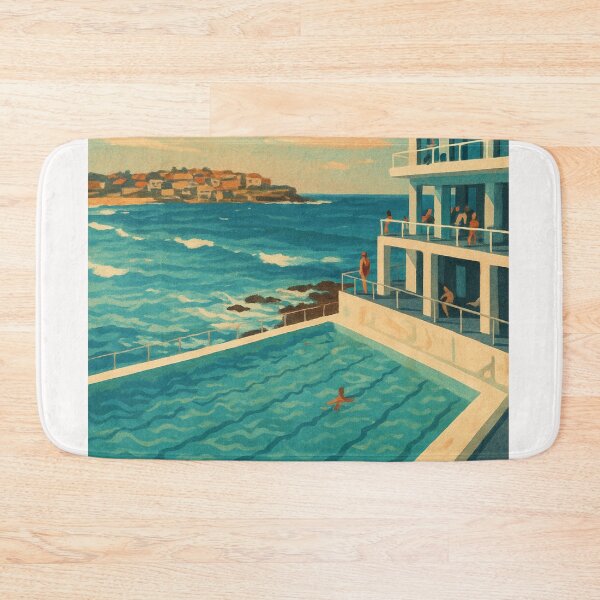 Item preview, Bondi Icebergs Ocean Pool – Sydney Coastal Swimming designed and sold by Places On Earth.