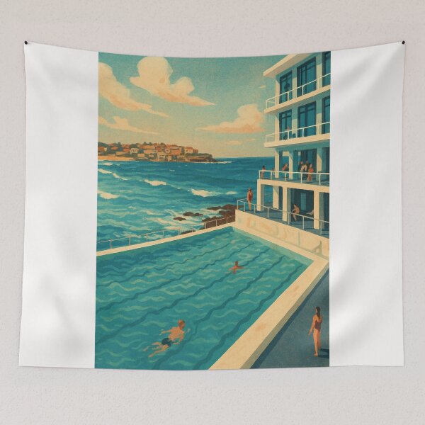 Item preview, Bondi Icebergs Ocean Pool – Sydney Coastal Swimming designed and sold by Places On Earth.