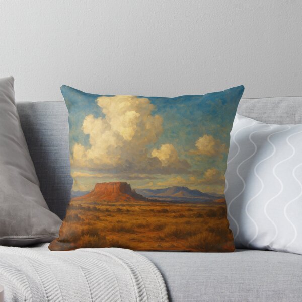Item preview, Desert Mesa Landscape – Painterly Western Sky Art Print designed and sold by LoveLabDesign.