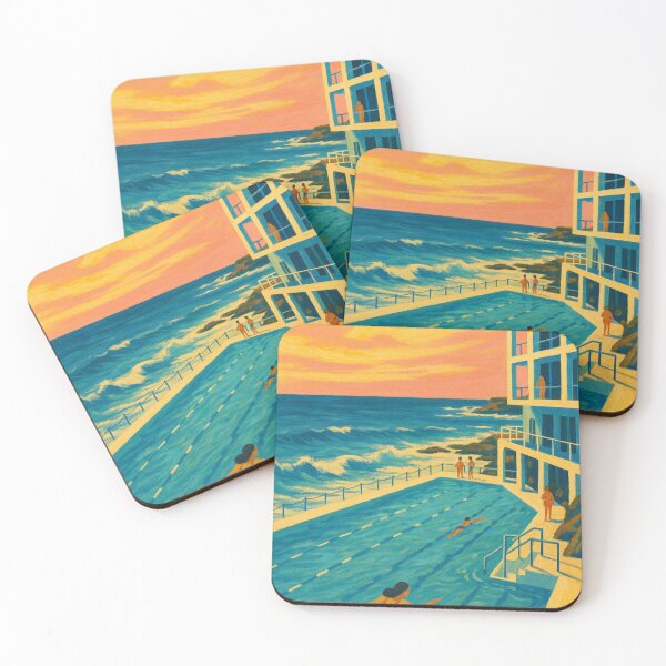 Item preview, Bondi Beach Sunset Swim – Icebergs Pool at Dusk designed and sold by Places On Earth.
