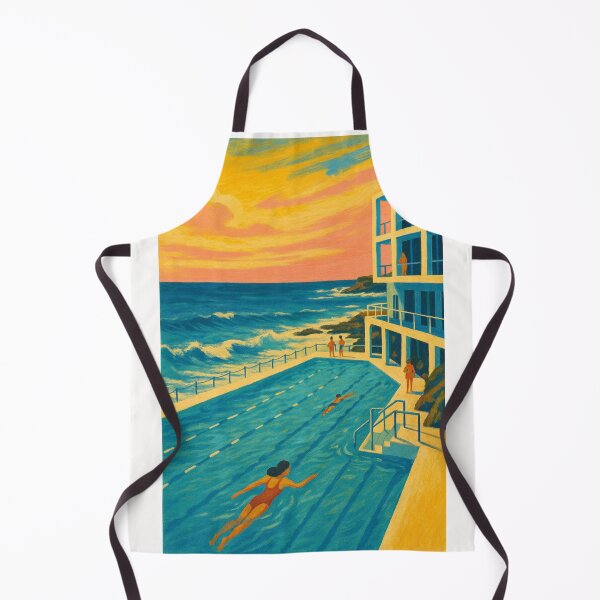 Item preview, Bondi Beach Sunset Swim – Icebergs Pool at Dusk designed and sold by Places On Earth.