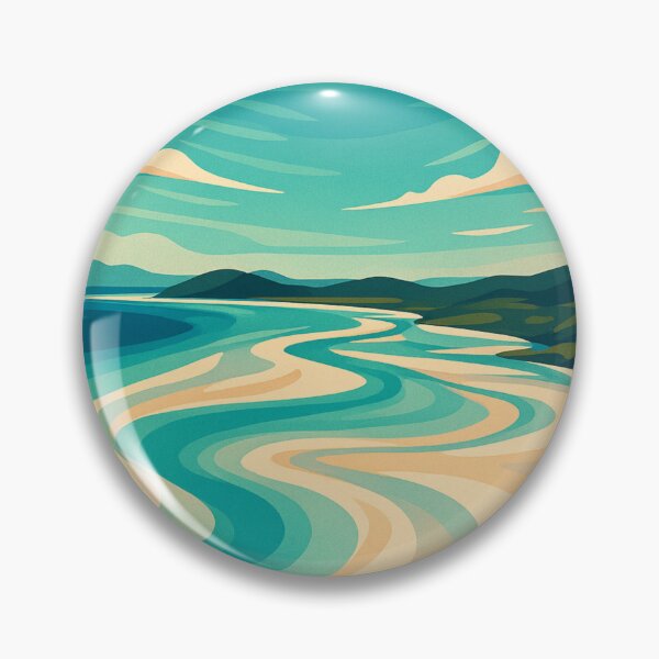 Item preview, Whitehaven Beach Panorama – Whitsundays Coastal Beauty designed and sold by Places On Earth.