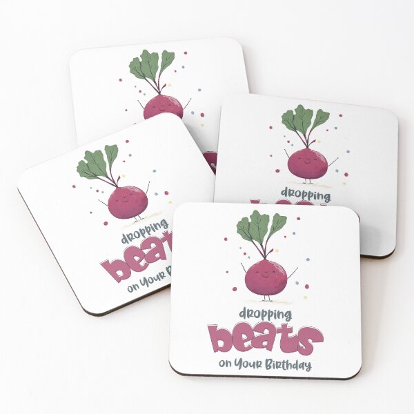 Item preview, Dropping Beats on Your Birthday – A Rootin’ Tootin’ Beet Full of Birthday Rhythms & Veggie Vibes designed and sold by FUNqoosh.
