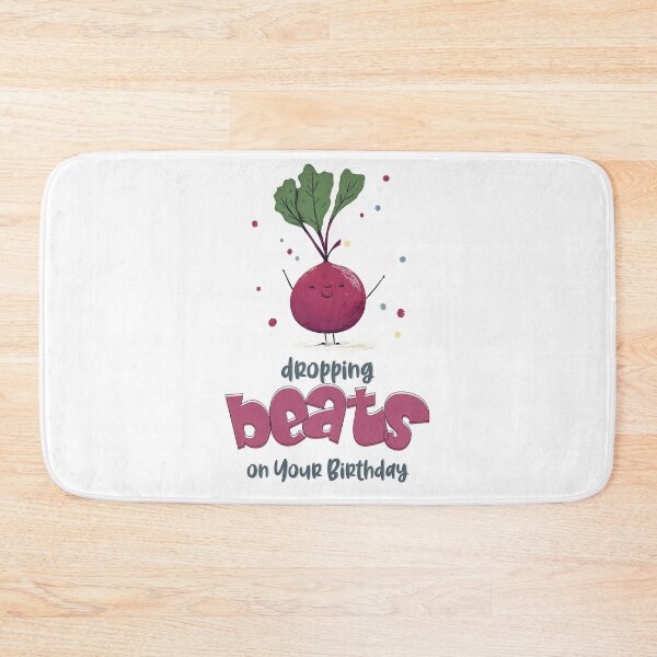 Item preview, Dropping Beats on Your Birthday – A Rootin’ Tootin’ Beet Full of Birthday Rhythms & Veggie Vibes designed and sold by FUNqoosh.