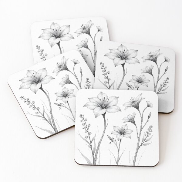 Item preview,  Hand-Drawn Flower Collection – Elegant Botanical Illustrations designed and sold by hjian8219.