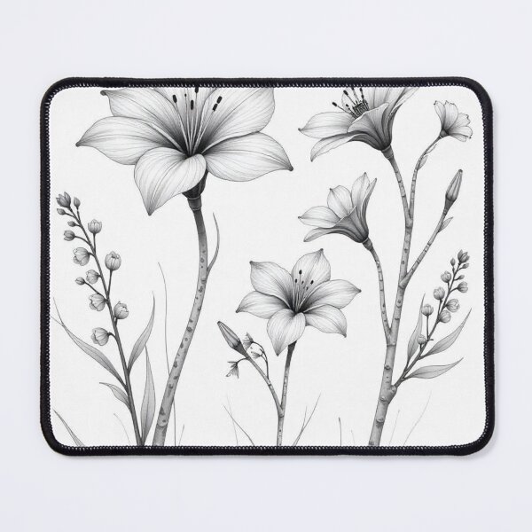 Item preview, Hand-Drawn Flower Collection – Elegant Botanical Illustrations designed and sold by hjian8219.
