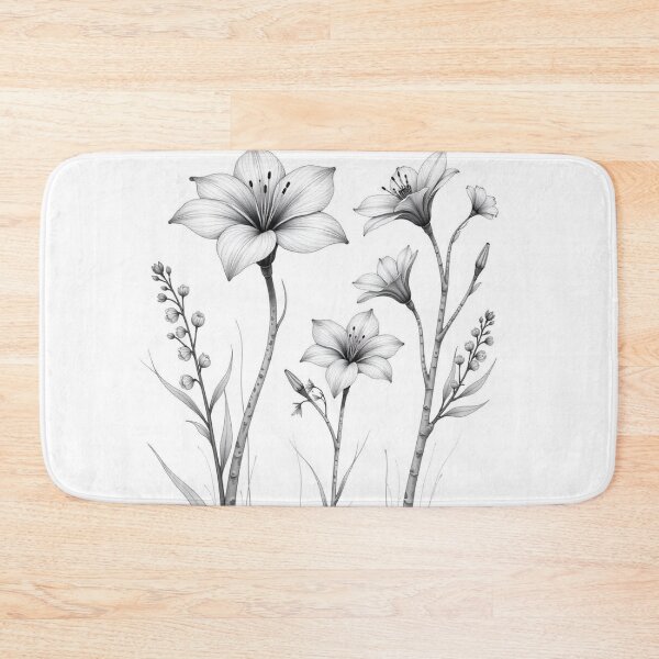 Item preview,  Hand-Drawn Flower Collection – Elegant Botanical Illustrations designed and sold by hjian8219.