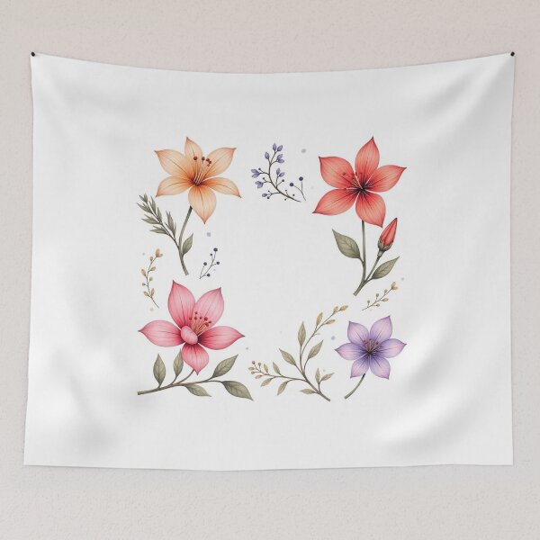 Item preview,  Hand-Drawn Flower Collection – Elegant Botanical Illustrations designed and sold by hjian8219.
