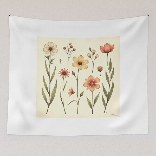 Item preview,  Hand-Drawn Flower Collection – Elegant Botanical Illustrations designed and sold by hjian8219.