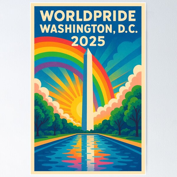 Item preview, WorldPride 2025 Washington D.C. – Rainbow Monument Celebration designed and sold by Aryabek.