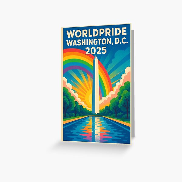 Item preview, WorldPride 2025 Washington D.C. – Rainbow Monument Celebration designed and sold by Aryabek.