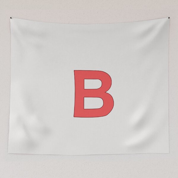 Item preview, letter b red designed and sold by ZiphGames.