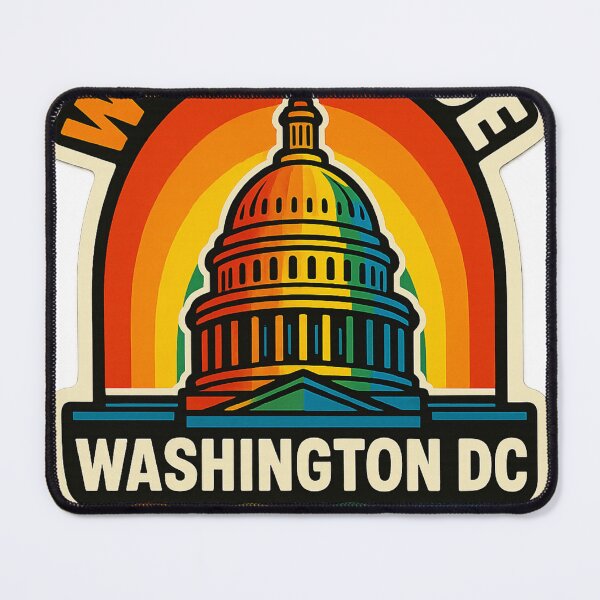 Item preview, WorldPride 2025 Capitol Rainbow Emblem – Washington D.C. Pride designed and sold by Aryabek.