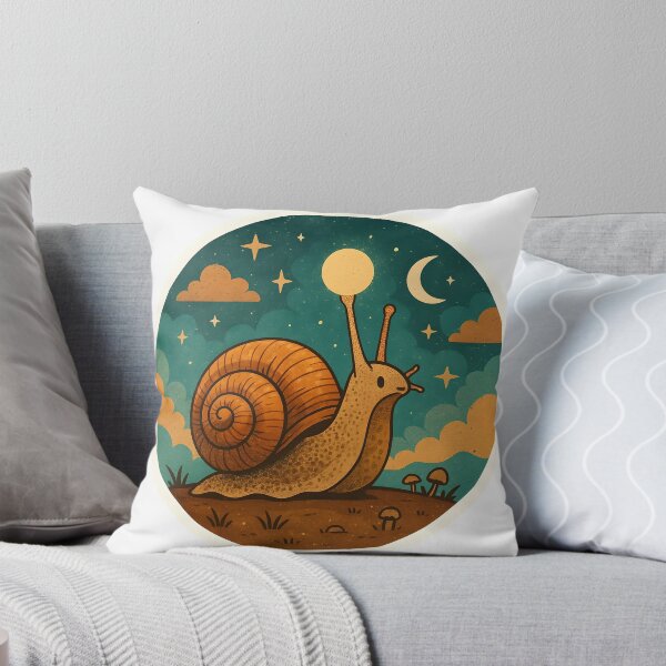Item preview, Cosmic Snail – Mystical Nighttime Forest Sticker designed and sold by LoveLabDesign.