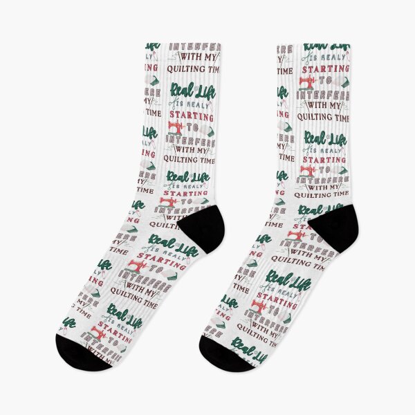 Item preview,  Real Life Is Really Starting To Interfere With My Quilting - Funny Quilter designed and sold by Wiss2Arts.