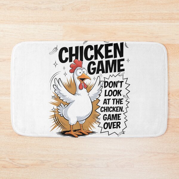 Item preview, Funny Chicken Game T-Shirt – Don’t Look at the Chicken, Game Over Meme Tee designed and sold by Glow Wind ⭐⭐⭐⭐⭐.