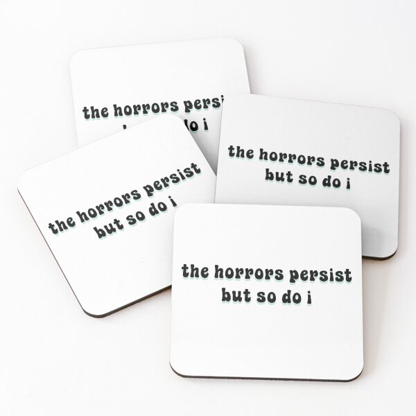 Item preview, The Horrors Persist designed and sold by Paper Drip.