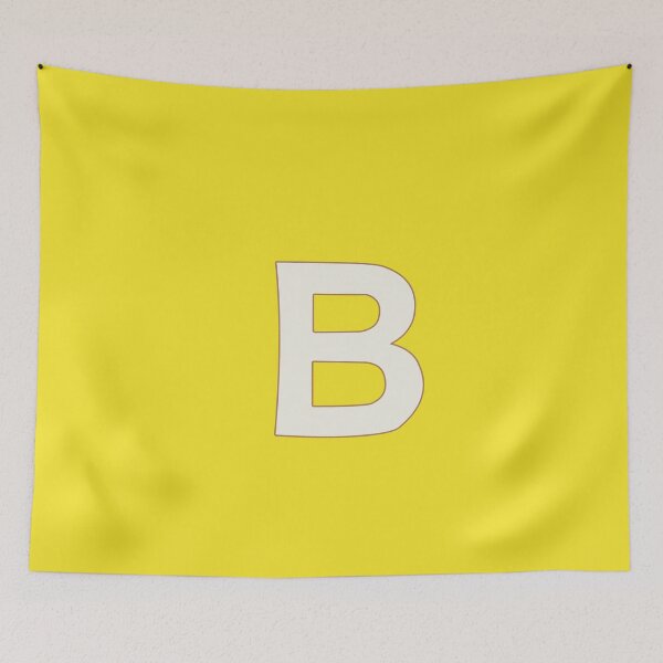 Item preview, letter b white designed and sold by ZiphGames.