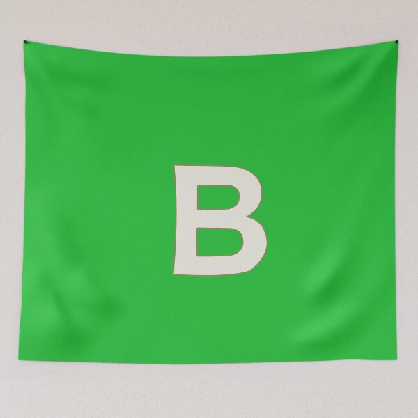 Item preview, letter b white designed and sold by ZiphGames.