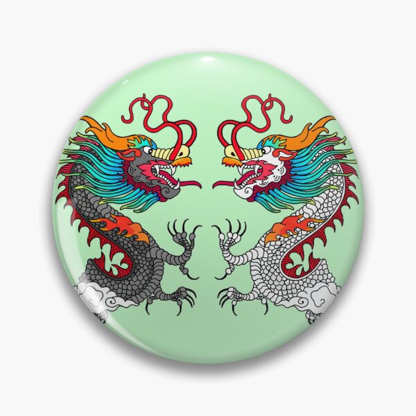 Item preview, Black and White Asian Dragons designed and sold by Anthony Seeker.