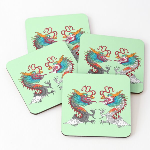 Item preview, Black and White Asian Dragons designed and sold by Anthony Seeker.