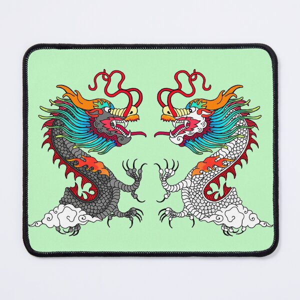 Item preview, Black and White Asian Dragons designed and sold by Anthony Seeker.