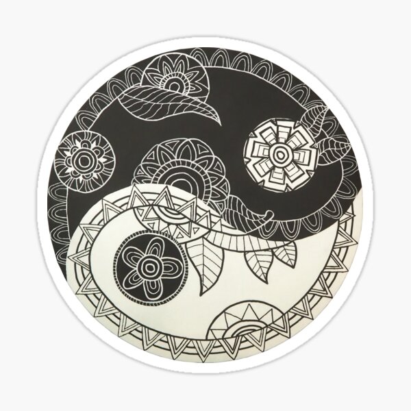 Item preview, Geometric Yin Yang designed and sold by Kankhu.