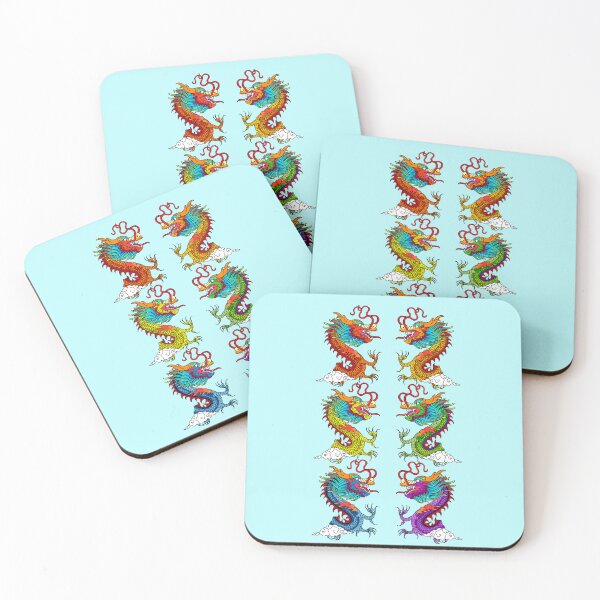 Item preview, Colorful Asian Dragons designed and sold by Anthony Seeker.