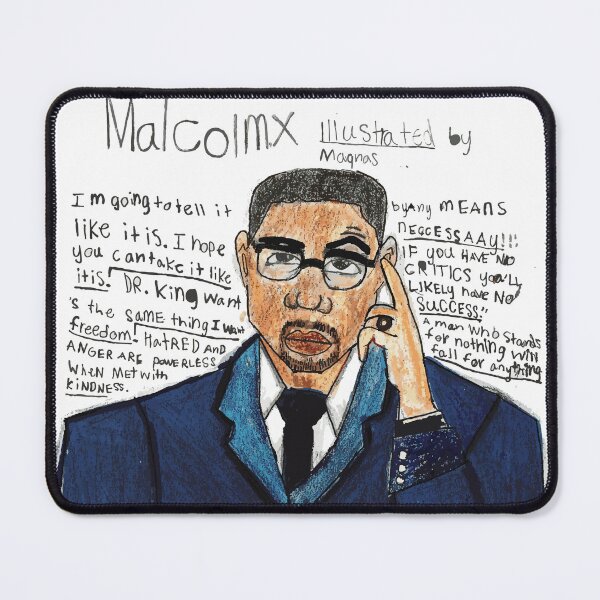 Item preview, Malcolm X by Magnas Anderson designed and sold by TiMary.