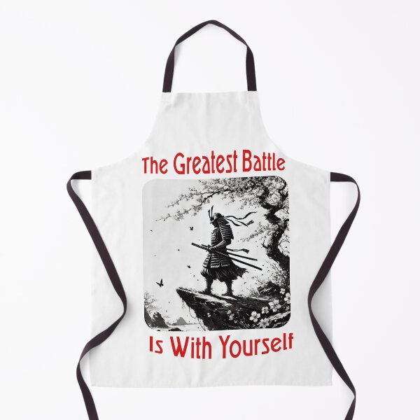 Item preview, The Greatest Battle Is With Yourself Samurai designed and sold by Outlandishrob.