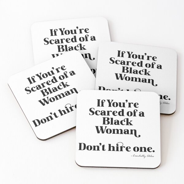 Item preview, Scared of A Black Woman Tee designed and sold by @Candidly_Chloe.