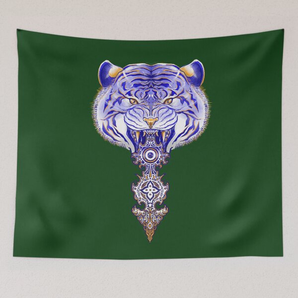 Item preview, Porcelain Tiger transparent background designed and sold by MageCap.