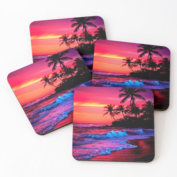 Item preview, Vibrant Tropical Sunset designed and sold by Exodoi.