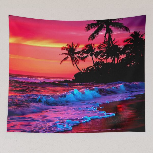 Item preview, Vibrant Tropical Sunset designed and sold by Exodoi.