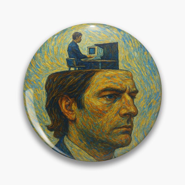 Artikelvorschau, Severance TV-Show Kunst im Van Gogh-Stil entworfen und verkauft von reenadoesarts.