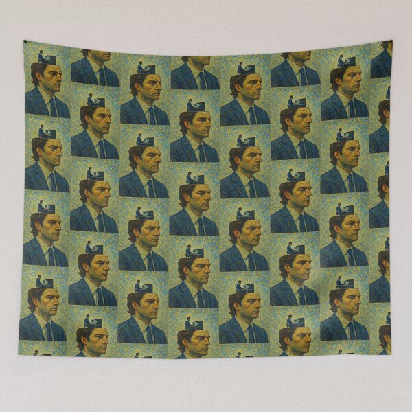 Item preview, Severance TV Show Art Van Gogh Style designed and sold by reenadoesarts.