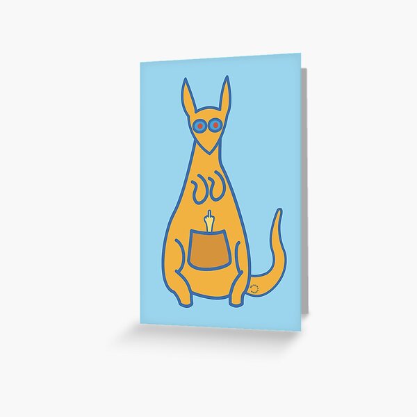 Kangourou Carte de vœux