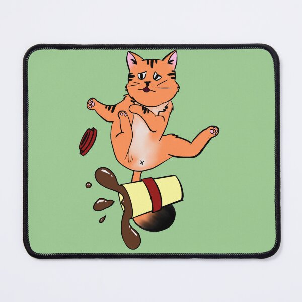 Item preview, Funny cat knocked over coffee designed and sold by ANU007.