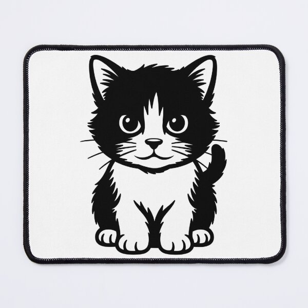 Item preview, Mischievous Cartoon Kitten Illustration designed and sold by theartfulaspie.